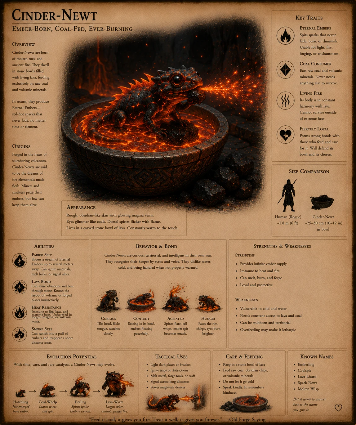 The Cinder Newt