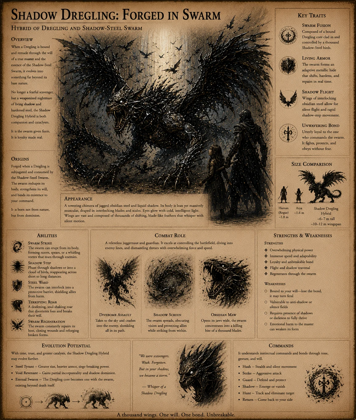 Shadow Dregling and Swarm